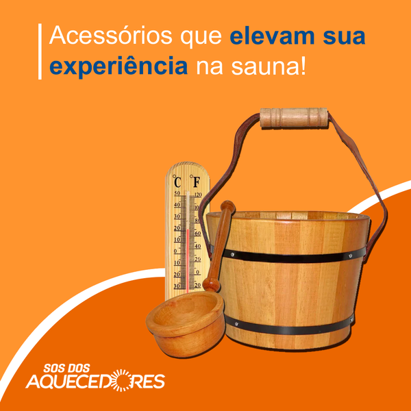 Acessórios de sauna: praticidade e bem-estar lado a lado