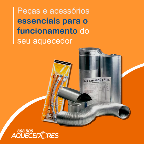 Peças e acessórios essenciais para o funcionamento do seu aquecedor!