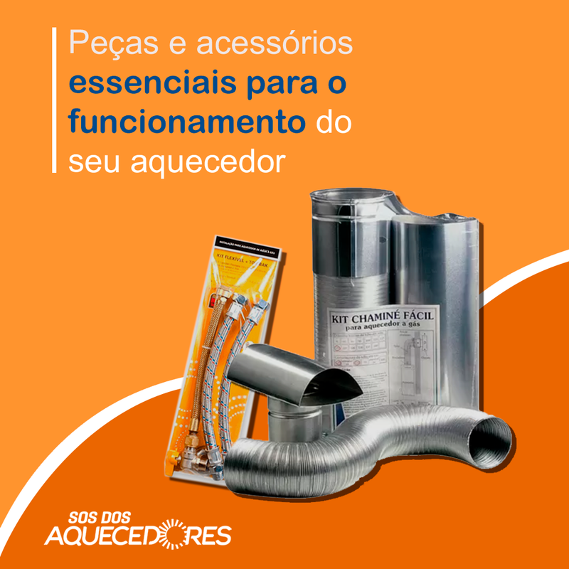 Peças e acessórios essenciais para o funcionamento do seu aquecedor!