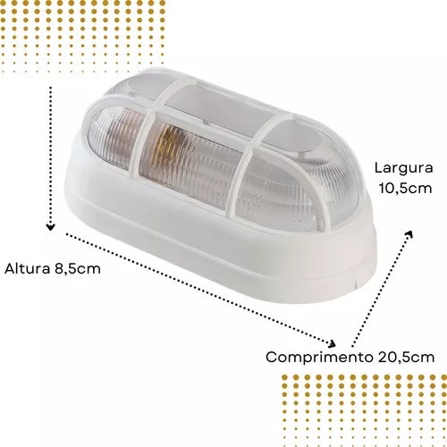 Luminaria Tartaruga p/ Sauna a Vapor