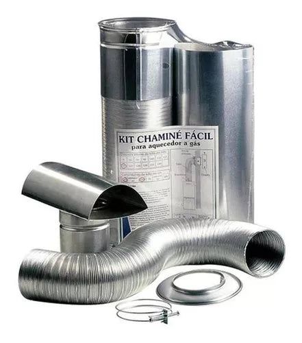 Kit Chaminé 95mm P/ Aquecedores de Água a Gás