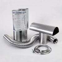 Kit Chaminé 100mm P/ Aquecedores de Água a Gás