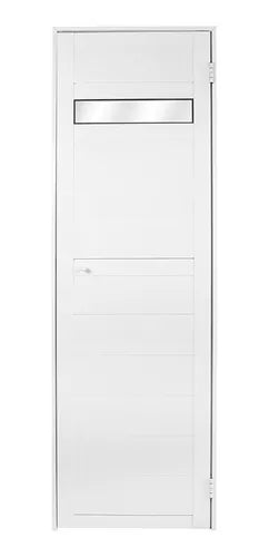 Porta Para Sauna 1,90 X 0,57m Acabamento Alumínio Com Visor