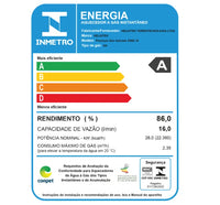 Aquecedor a Gás GWE 16L c/ WI-FI- HelioTek