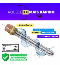 Aquecedor Elétrico Manual P/ Piscina de 20 Mil L - Globalmar