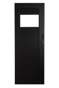 Porta Para Sauna 1,90 X 0,57m Acabamento Alumínio Com Visor